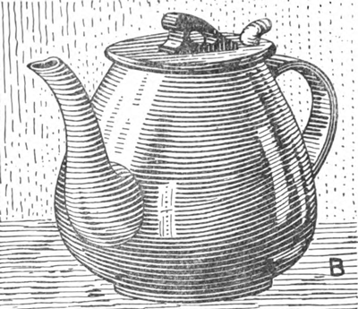 Woodblock Teapot